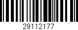 Código de barras (EAN, GTIN, SKU, ISBN): '29112177'