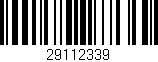 Código de barras (EAN, GTIN, SKU, ISBN): '29112339'
