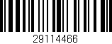 Código de barras (EAN, GTIN, SKU, ISBN): '29114466'