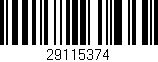 Código de barras (EAN, GTIN, SKU, ISBN): '29115374'