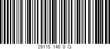 Código de barras (EAN, GTIN, SKU, ISBN): '29115_146_0_G'