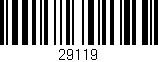 Código de barras (EAN, GTIN, SKU, ISBN): '29119'