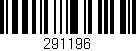Código de barras (EAN, GTIN, SKU, ISBN): '291196'