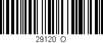 Código de barras (EAN, GTIN, SKU, ISBN): '29120_O'