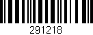 Código de barras (EAN, GTIN, SKU, ISBN): '291218'