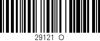 Código de barras (EAN, GTIN, SKU, ISBN): '29121_O'