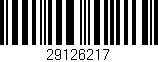 Código de barras (EAN, GTIN, SKU, ISBN): '29126217'