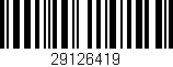 Código de barras (EAN, GTIN, SKU, ISBN): '29126419'