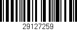 Código de barras (EAN, GTIN, SKU, ISBN): '29127259'