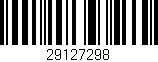 Código de barras (EAN, GTIN, SKU, ISBN): '29127298'