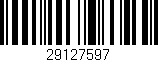 Código de barras (EAN, GTIN, SKU, ISBN): '29127597'
