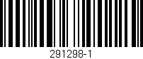 Código de barras (EAN, GTIN, SKU, ISBN): '291298-1'