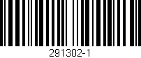 Código de barras (EAN, GTIN, SKU, ISBN): '291302-1'