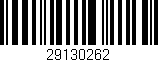 Código de barras (EAN, GTIN, SKU, ISBN): '29130262'
