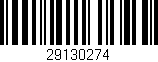 Código de barras (EAN, GTIN, SKU, ISBN): '29130274'