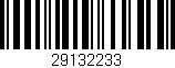 Código de barras (EAN, GTIN, SKU, ISBN): '29132233'