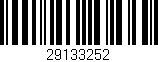 Código de barras (EAN, GTIN, SKU, ISBN): '29133252'