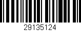 Código de barras (EAN, GTIN, SKU, ISBN): '29135124'