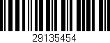 Código de barras (EAN, GTIN, SKU, ISBN): '29135454'