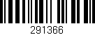 Código de barras (EAN, GTIN, SKU, ISBN): '291366'