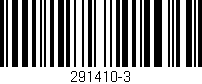 Código de barras (EAN, GTIN, SKU, ISBN): '291410-3'
