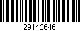 Código de barras (EAN, GTIN, SKU, ISBN): '29142646'