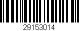 Código de barras (EAN, GTIN, SKU, ISBN): '29153014'