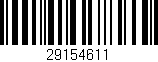 Código de barras (EAN, GTIN, SKU, ISBN): '29154611'