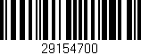 Código de barras (EAN, GTIN, SKU, ISBN): '29154700'
