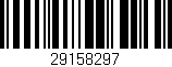 Código de barras (EAN, GTIN, SKU, ISBN): '29158297'