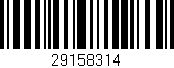 Código de barras (EAN, GTIN, SKU, ISBN): '29158314'