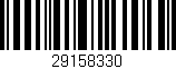 Código de barras (EAN, GTIN, SKU, ISBN): '29158330'