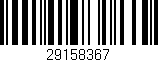 Código de barras (EAN, GTIN, SKU, ISBN): '29158367'