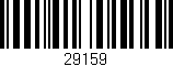 Código de barras (EAN, GTIN, SKU, ISBN): '29159'