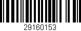 Código de barras (EAN, GTIN, SKU, ISBN): '29160153'