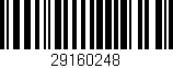 Código de barras (EAN, GTIN, SKU, ISBN): '29160248'