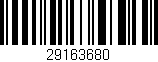 Código de barras (EAN, GTIN, SKU, ISBN): '29163680'