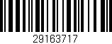 Código de barras (EAN, GTIN, SKU, ISBN): '29163717'