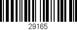 Código de barras (EAN, GTIN, SKU, ISBN): '29165'