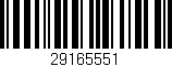 Código de barras (EAN, GTIN, SKU, ISBN): '29165551'