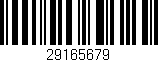 Código de barras (EAN, GTIN, SKU, ISBN): '29165679'