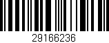 Código de barras (EAN, GTIN, SKU, ISBN): '29166236'