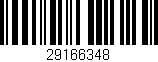 Código de barras (EAN, GTIN, SKU, ISBN): '29166348'