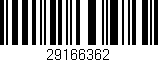 Código de barras (EAN, GTIN, SKU, ISBN): '29166362'