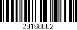 Código de barras (EAN, GTIN, SKU, ISBN): '29166662'