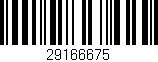 Código de barras (EAN, GTIN, SKU, ISBN): '29166675'