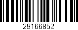 Código de barras (EAN, GTIN, SKU, ISBN): '29166852'