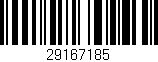Código de barras (EAN, GTIN, SKU, ISBN): '29167185'