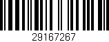 Código de barras (EAN, GTIN, SKU, ISBN): '29167267'