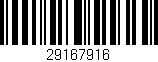 Código de barras (EAN, GTIN, SKU, ISBN): '29167916'